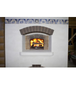 Русская печь, декорированная изразцами с сюжетами  «Знаки зодиака»      