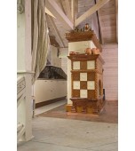 Изразцовый камин – печь в летней резиденции.