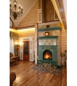 Изразцовый камин «По мотивам графики Билибина».