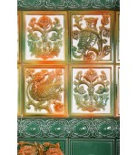 Изразцовый камин «По мотивам графики Билибина».