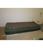 Монтаж изразцового камина с двусторонней топкой.