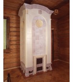 Изразцовая печь с «кракле».