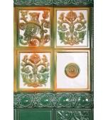 Изразцовый камин «По мотивам графики Билибина».