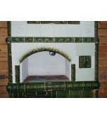 Изразцовая печь-камин.