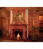 Изразцовый камин с панно «Английский пейзаж»