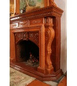 Изразцовый камин с панно «Английский пейзаж»