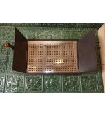 Изразцовая банная печь с лежанкой.