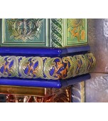 Победитель конкурса «Дизайн камина 2018» Изразцовый камин с панно «Жар птица»