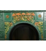 Изразцовый камин «По мотивам графики Билибина».