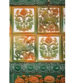 Изразцовый камин «По мотивам графики Билибина».