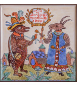 Изразцовый камин «Шутиха из тридевятого царства»