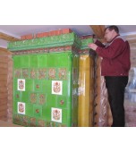 Монтаж изразцового камина с кронштейнами.