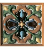 Многоцветные фасадные изразцы