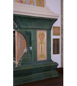 Изразцовый камин в стиле «Арт. нуво».