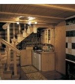 Изразцовая отопительно-банная печь.