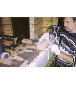 Монтаж изразцового комплекса печь – камин.