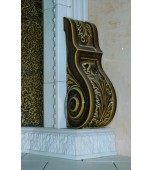 Изразцовый камин с панно «Ущелье»