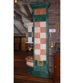 Изразцовый камин со сферической топкой.