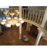 Изразцовый камин с панно «Замок»