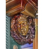 Победитель конкурса «Дизайн камина 2018» Изразцовый камин с панно «Жар птица»