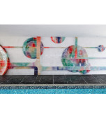 Панно в бассейне