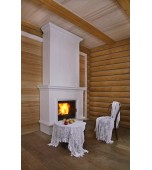 Изразцовый камин «Белая сказка»