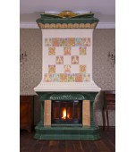 Изразцовый камин в стиле «Арт. нуво».