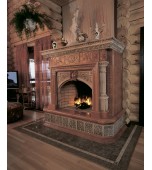 Изразцовый камин с римскими мотивами