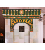 Изразцовый камин «По мотивам эскизов Поленовой Е.Д.»