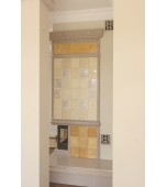 Изразцовый камин с «кракле».