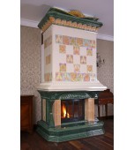 Изразцовый камин в стиле «Арт. нуво».