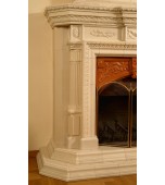 Изразцовый камин с панно «Диана-охотница»