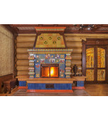 Изразцовый камин «Шутиха из тридевятого царства»