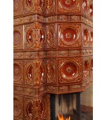 Изразцовый камин с эркером.