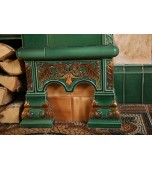 Изразцовый камин «По мотивам графики Билибина».