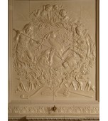 Изразцовый камин с панно «Диана-охотница»