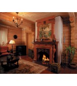 Изразцовый камин с панно «Английский пейзаж»