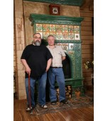 Изразцовый камин «По мотивам графики Билибина».