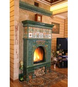 Изразцовый камин «По мотивам графики Билибина».