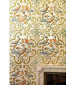 Изразцовый экран в банном комплексе.