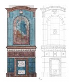 Изразцовая печь с «кракле».