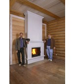 Изразцовый камин «Белая сказка»