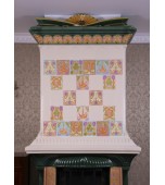 Изразцовый камин в стиле «Арт. нуво».