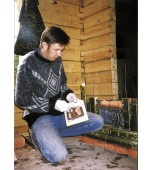 Монтаж изразцового комплекса печь – камин.