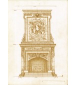 Изразцовый камин с панно «Диана-охотница»