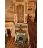 Изразцовый камин «По мотивам графики Билибина».