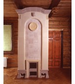 Изразцовая печь с «кракле».