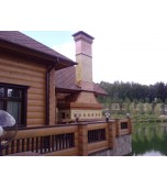 Изразцовая уличная печь «Очаг над водой».