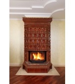 Изразцовый камин с эркером.