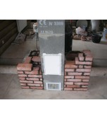 Монтаж изразцового камина белая сказка.